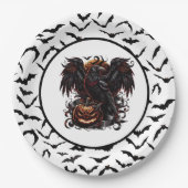 Assiettes En Carton Halloween (Devant)