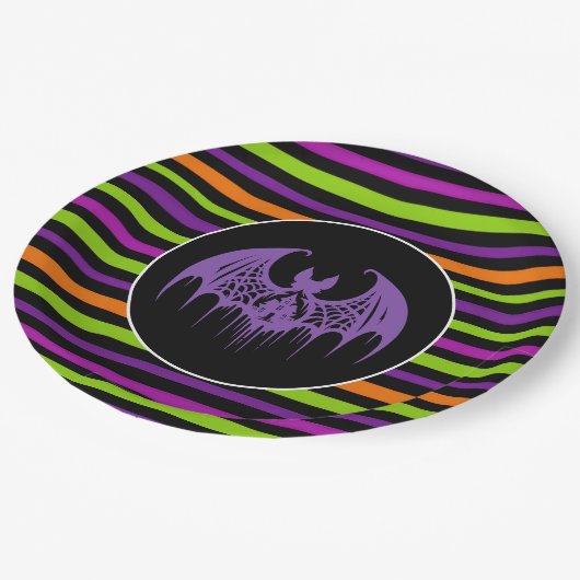 Assiettes En Carton Halloween (Angle)