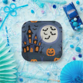 Assiettes En Carton Halloween (Fête)