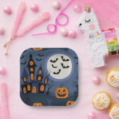 Assiettes En Carton Halloween (Fête)