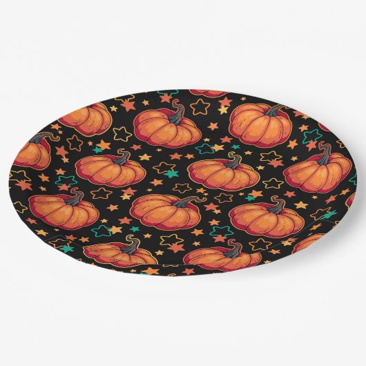 Assiettes En Carton Halloween (Angle)