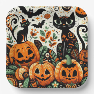 Assiettes En Carton Halloween