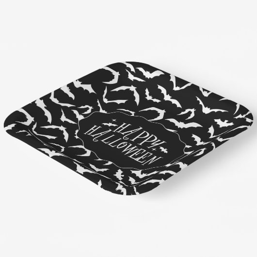 Assiettes En Carton Halloween (Angulaire)