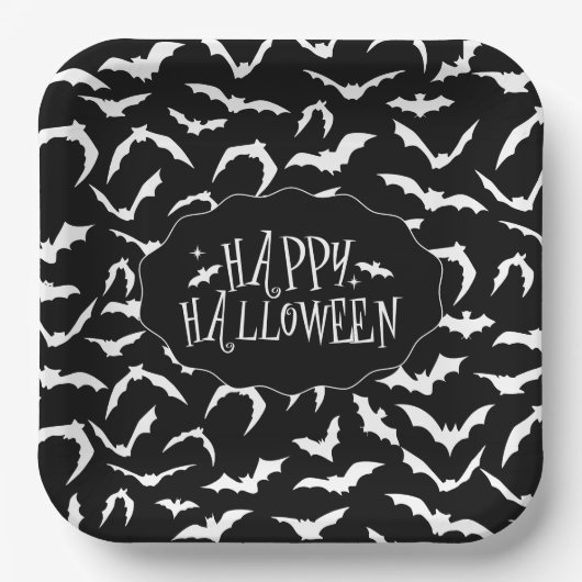 Assiettes En Carton Halloween (Recto)