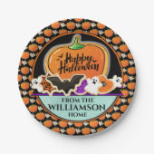 Assiettes En Carton Halloween (Devant)