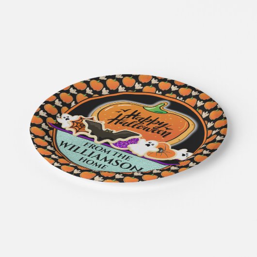 Assiettes En Carton Halloween (Angle)