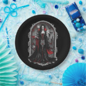 Assiettes En Carton Halloween 4 vampire, amusant, monstre effrayant, h (Fête)