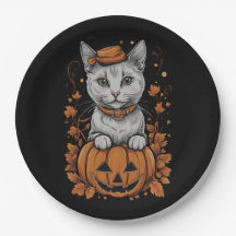 Halloween 6 kitty, jack-o-lanterne, cadeau, chaton