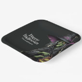 Assiettes En Carton Halloween à thème de sorcière effrayant (Angulaire)