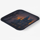 Assiettes En Carton Halloween Adulte Haunween Mansion Party (Angulaire)