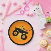 Assiettes En Carton Halloween anniversaire Monster camion Fantôme Citr (Fête)