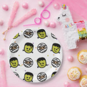 Assiettes En Carton Halloween Anniversaire Plaques de papier (Fête)