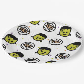 Assiettes En Carton Halloween Anniversaire Plaques de papier (Angle)