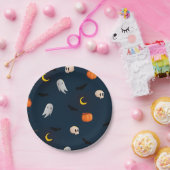 Assiettes En Carton Halloween Art Halloween Squelette Art Happy Hallow (Fête)