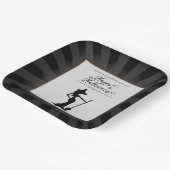 Assiettes En Carton Halloween Black Starburst Witch (Angulaire)