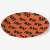 Assiettes En Carton Halloween BOO ! Plaque papier (Angle)