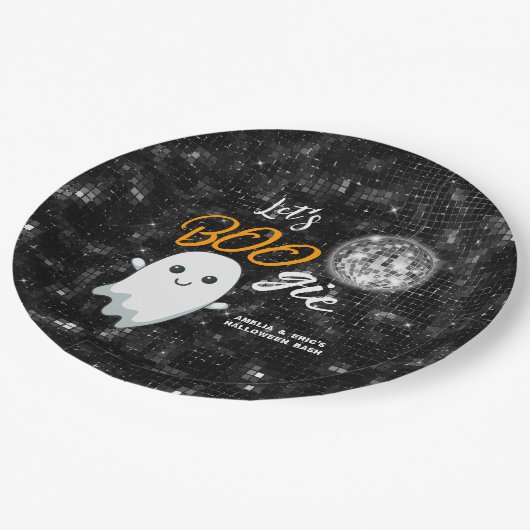 Assiettes En Carton Halloween BOOgie Disco (Angle)
