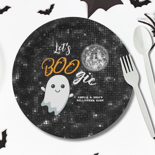 Assiettes En Carton Halloween BOOgie Disco