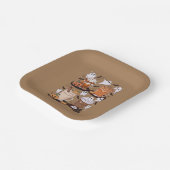 Assiettes En Carton Halloween Café Cute Fall Iced Café Lover Cadeau (Angulaire)