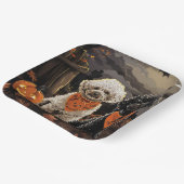 Assiettes En Carton Halloween caniche Éffrayant (Angulaire)