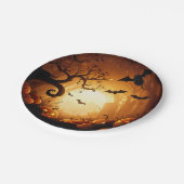 Assiettes En Carton Halloween/chauve-souris/Citrouille/automne (Angle)