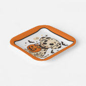 Assiettes En Carton Halloween Chien Dalmatien Trick ou traitement (Angulaire)