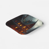 Assiettes En Carton Halloween/Citrouille/Automne (Angulaire)