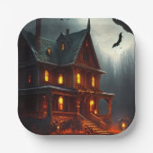 Assiettes En Carton Halloween/Citrouille/Automne (Recto)