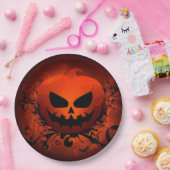 Assiettes En Carton Halloween/Citrouille/automne/automne (Fête)