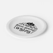 Assiettes En Carton Halloween Citrouille Baisers souhaits de récolte A (Angle)