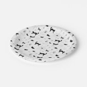 Assiettes En Carton Halloween citrouille fantôme chat chauve-souris or (Angle)