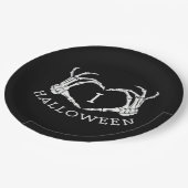 Assiettes En Carton Halloween! Classique - Skeleton Hands Heart (Angle)