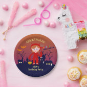 Assiettes En Carton Halloween Costume fille fête d'anniversaire (Fête)