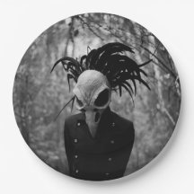 Halloween crâne d'oiseau déplaisant