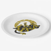 Assiettes En Carton Halloween de chat maman (Angle)