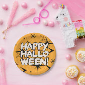 Assiettes En Carton Halloween de l'ère atomique (Fête)
