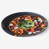 Assiettes En Carton Halloween Déplaisant Candy Bowl (Angle)