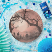 Assiettes En Carton Halloween déplaisante (Fête)