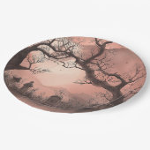 Assiettes En Carton Halloween déplaisante (Angle)