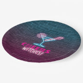 Assiettes En Carton Halloween drôle de sorcières (Angle)