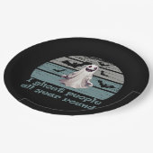 Assiettes En Carton halloween drôle dire (Angle)