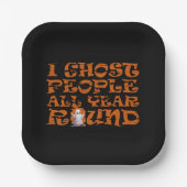 Assiettes En Carton halloween drôle dire (Recto)