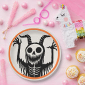Assiettes En Carton Halloween du diable déplaisant (Fête)