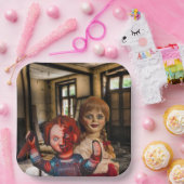 Assiettes En Carton Halloween effrayant (Fête)