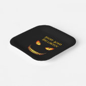 Assiettes En Carton Halloween effrayant et fou sourire (Angulaire)
