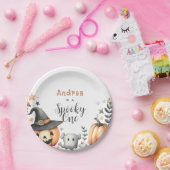 Assiettes En Carton Halloween Éffrayant premier (Fête)