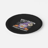 Assiettes En Carton Halloween est mon préféré Citrouille de vacances C (Angle)