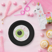 Assiettes En Carton Halloween Eyeball effrayant (Fête)