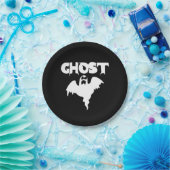 Assiettes En Carton Halloween fantôme mignon (Fête)