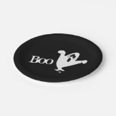 Assiettes En Carton Halloween Fantôme mou Howt (Angle)